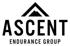 a black and white logo with the words ascent.